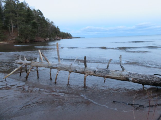 Lake Superior beach, November 2014
