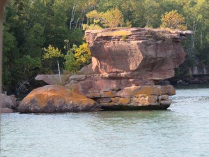 Apostle Island sandstone formation