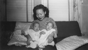 Lily Terao with twins Donald (my husband) and David